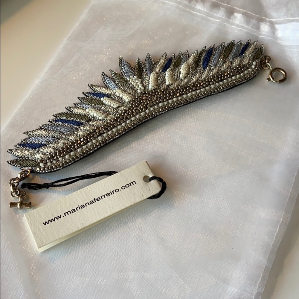 Blue White & Silver Mariana Ferreiro Bracelet